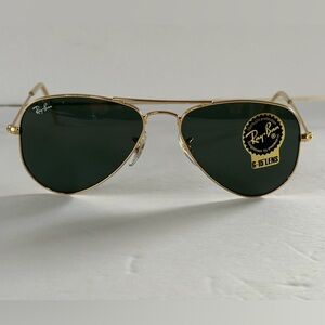 Ray-Ban Classic Gold Frame Sunglasses